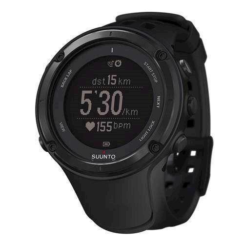Image of Sort plast med stål krans Ambit2 quartz multifunktion Herre ur fra Suunto